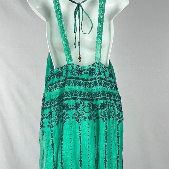 Cotton Maxi Boho Sundress  Raga Size Medium - Picture 2 of 9